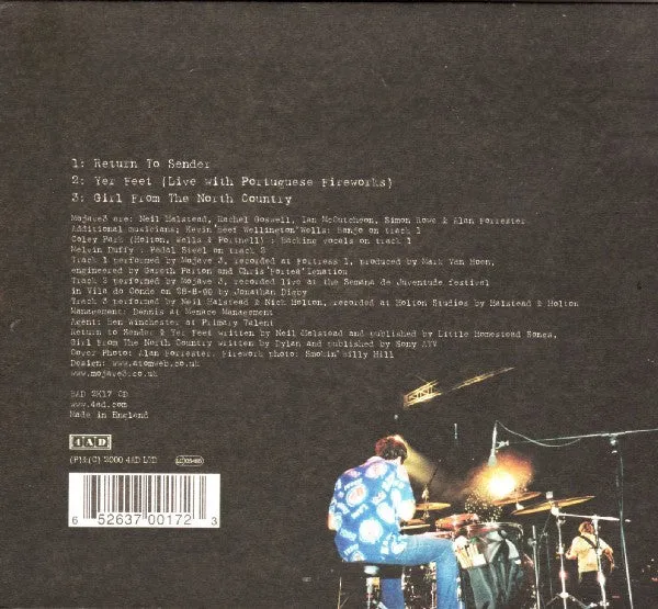 Mojave 3 Return To Sender CD singolo digipak UK