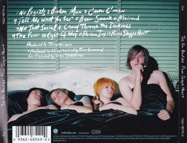 The Von Bondies Pawn Shoppe Heart CD usato NM garage rock