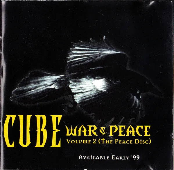 Ice Cube War & Peace Vol.1 The War Disc CD hip hop