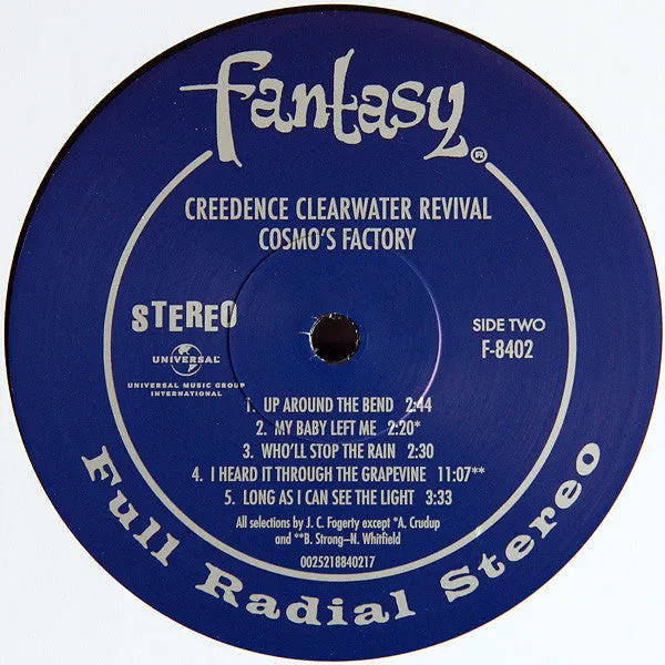 Creedence Cosmo's Factory LP 180g ristampa mint