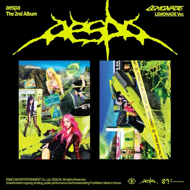 aespa Lemonade CD album ver photobook 72p