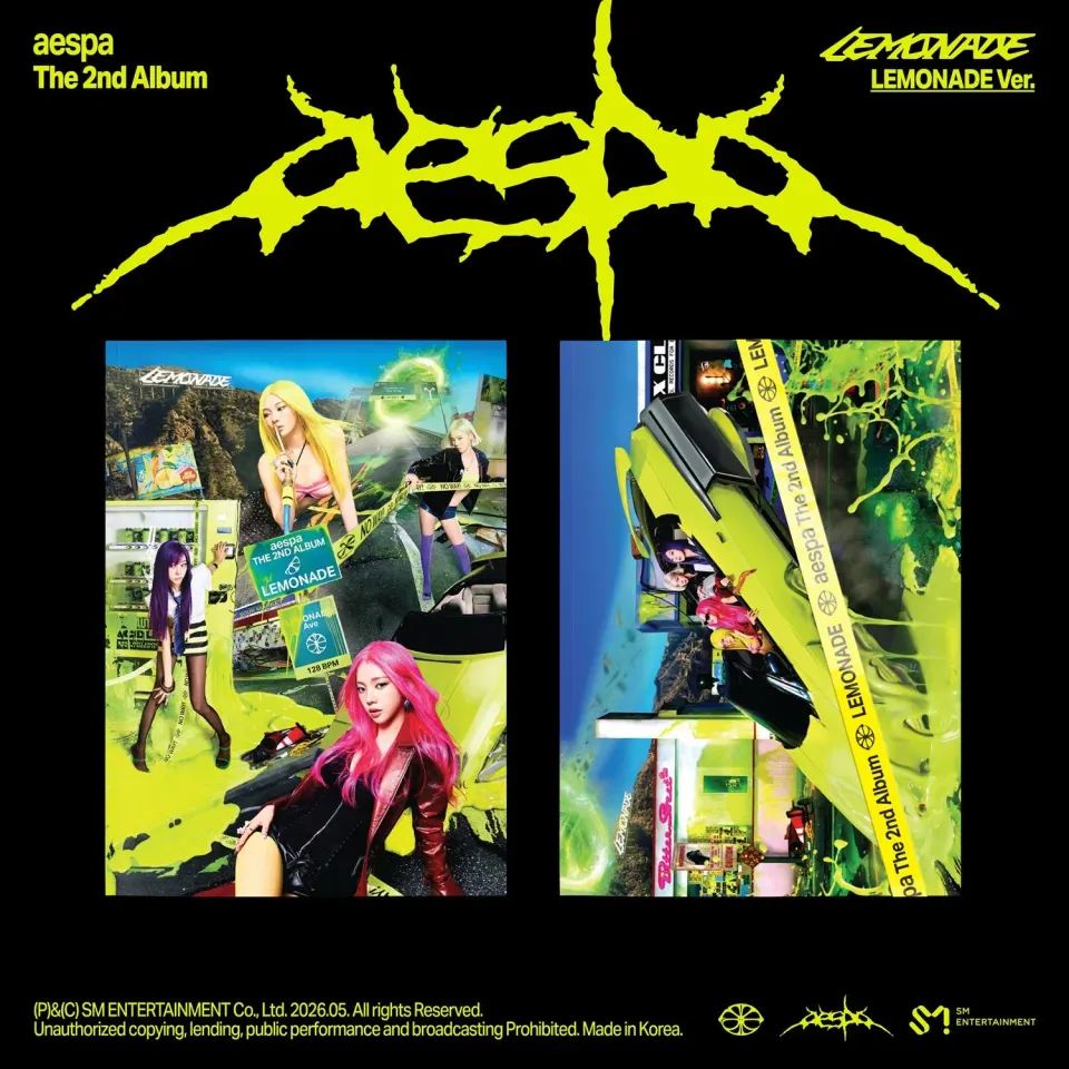 aespa Lemonade CD album ver photobook 72p