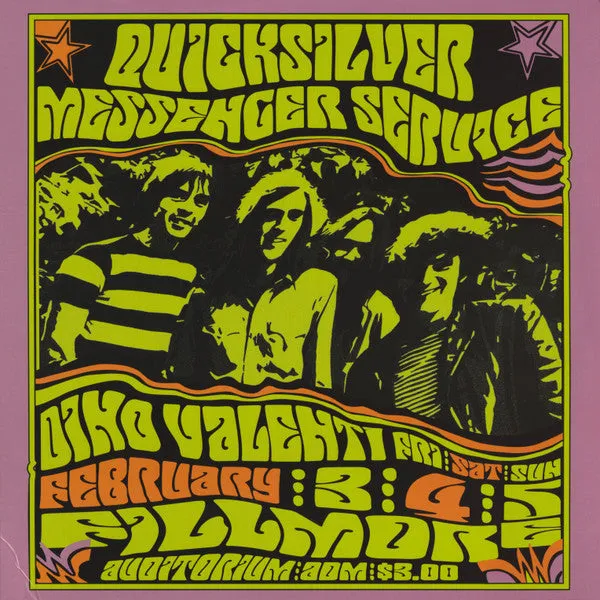 Quicksilver Fillmore Auditorium Feb 4th 1967 doppio vinile 2xLP