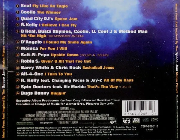 Various Space Jam CD colonna sonora usata NM 1996