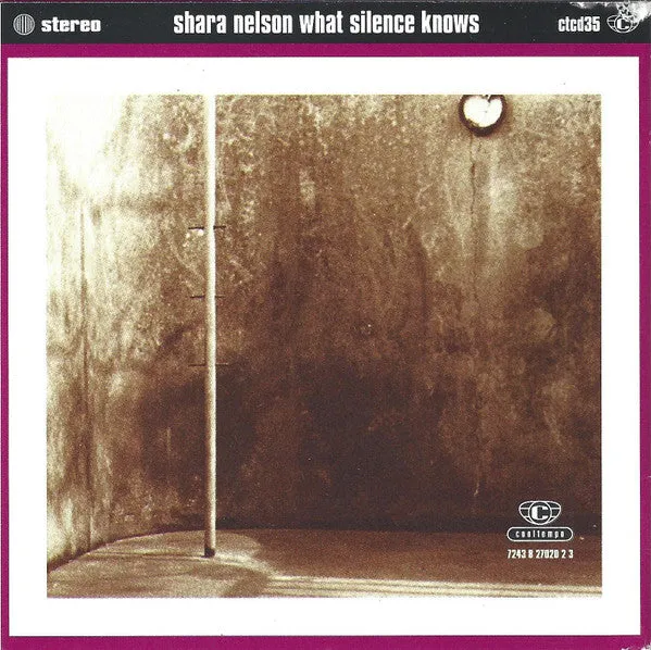 Shara Nelson What Silence Knows CD usato trip hop