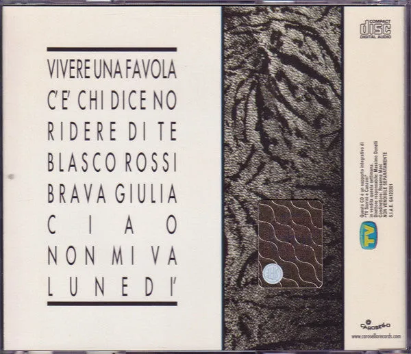 Vasco Rossi C'è Chi Dice No CD album ristampa