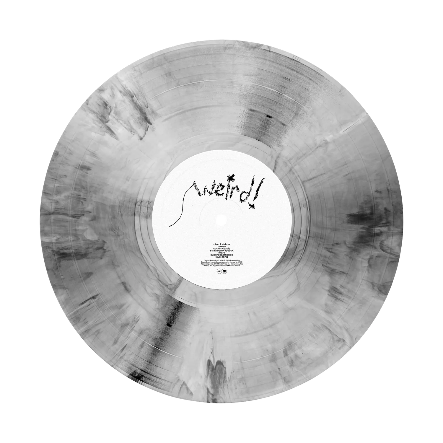 Yungblud Weird! Vinile silver marble anniversario