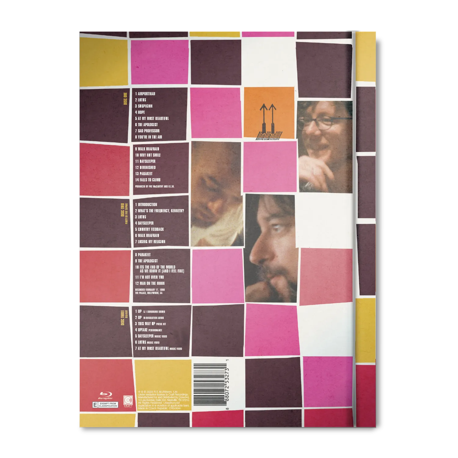 R.E.M. Up 25th Anniversary CD + Blu-ray deluxe surround 5.1