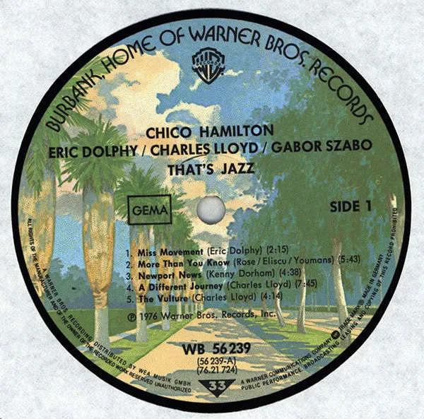Chico Hamilton Compilation LP vinile usato cool jazz