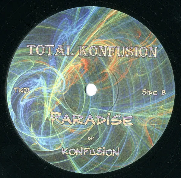 Konfusion Dark Side / Paradise 12" vinile drum'n'bass 300 copie