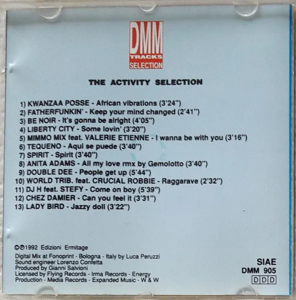 Various The Activity Selection CD compilation mixata