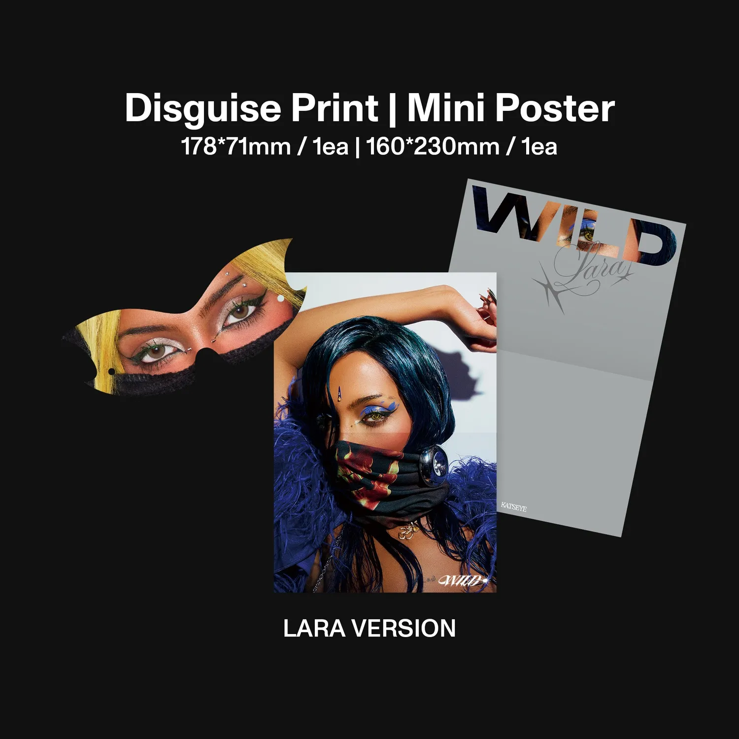 KATSEYE WILD Lara ver. CD con photocard