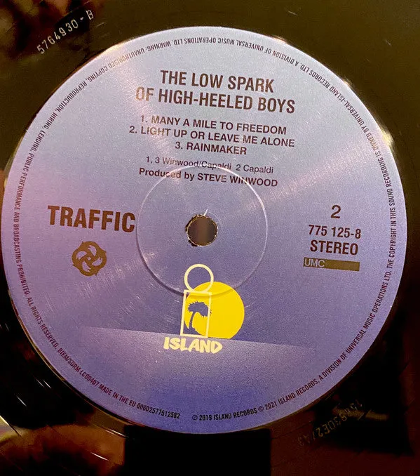 Traffic Low Spark Of High Heeled Boys LP 180g remaster