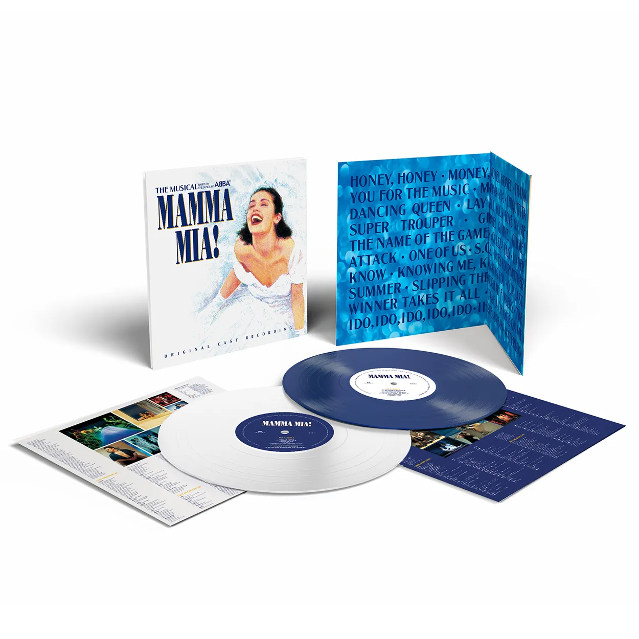 Polydor Mamma Mia vinile 2LP blu bianco 140g