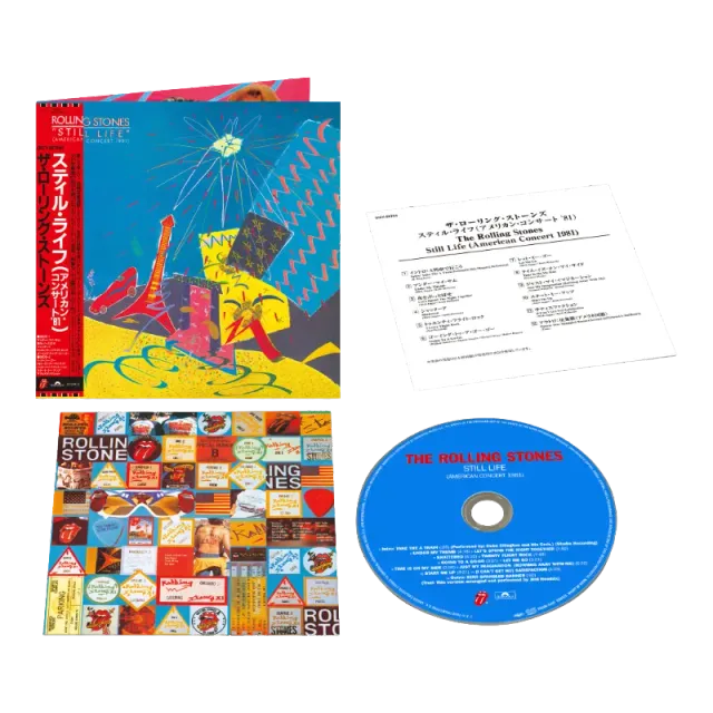 Rolling Stones Flashpoint SHM-CD giapponese booklet