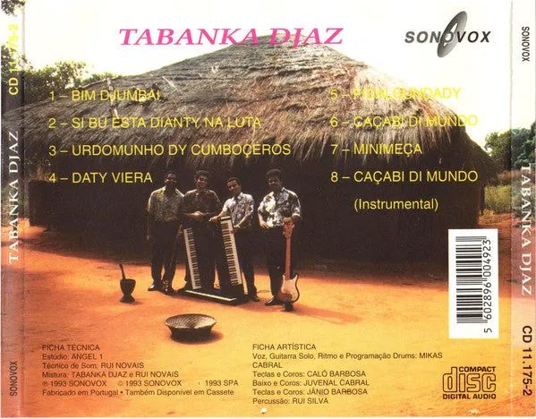 Tabanka Djaz Tabanka CD album african Portogallo