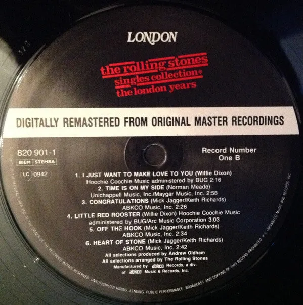 Rolling Stones London Years Box 4LP rimasterizzati