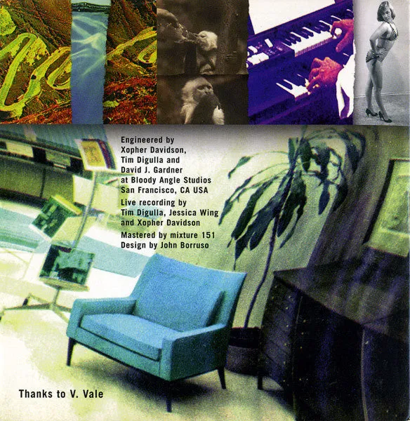 Tipsy Trip Tease CD album gatefold 1996