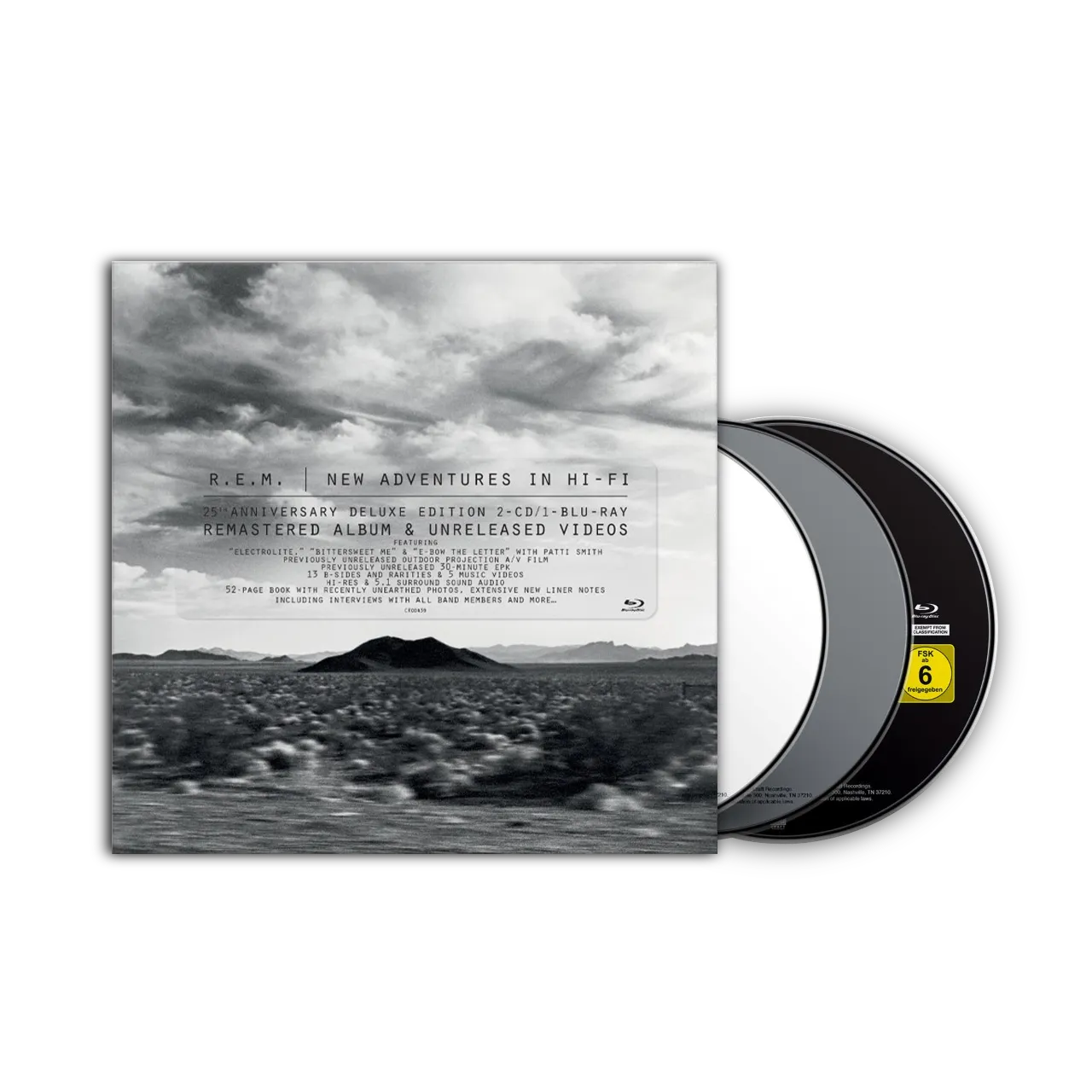 R.E.M. New Adventures In Hi-Fi CD + Blu-ray deluxe 25°