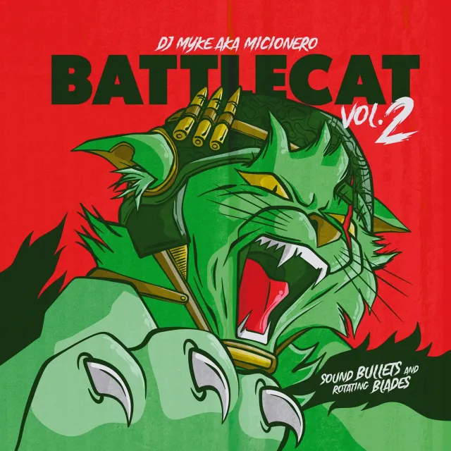 DJ Myke Battlecat Vol.2 vinile LP smoked green limitato