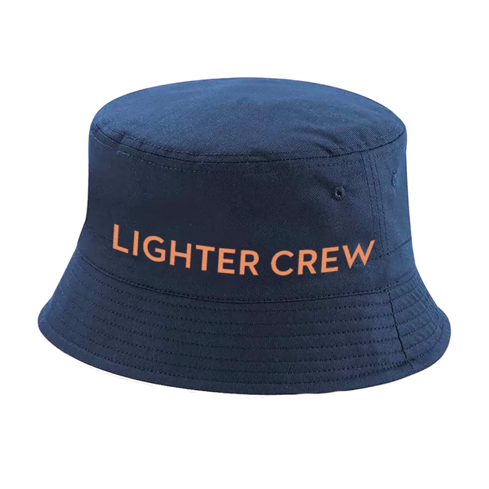 Becky Hill Lighter Crew cappello bucket reversibile blu taglia unica