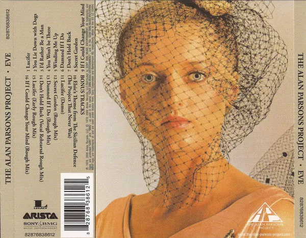 Alan Parsons Project Eve CD album remaster Mint