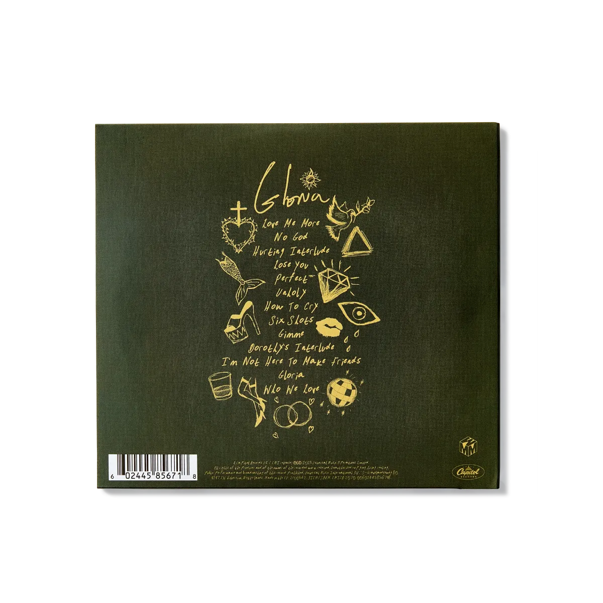Sam Smith Gloria CD Mintpack 13 Brani Pop