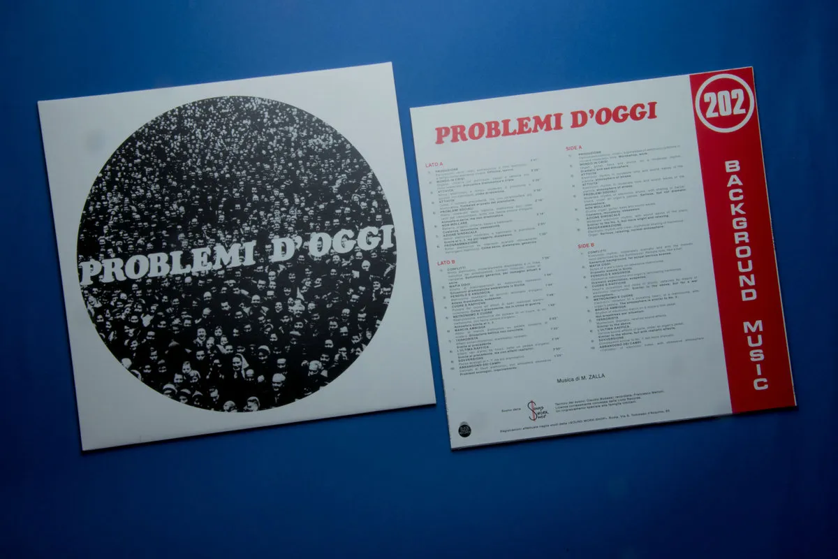 Black Sweat Zalla Umiliani Problemi D'Oggi vinile LP synth