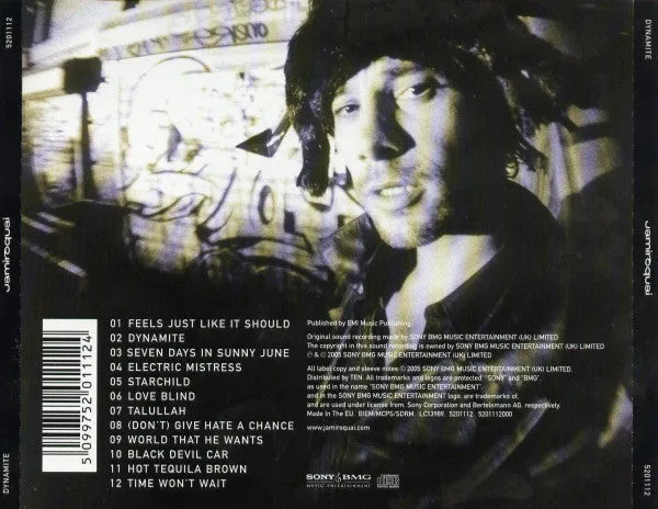 Jamiroquai Dynamite CD album 2005 disco funk