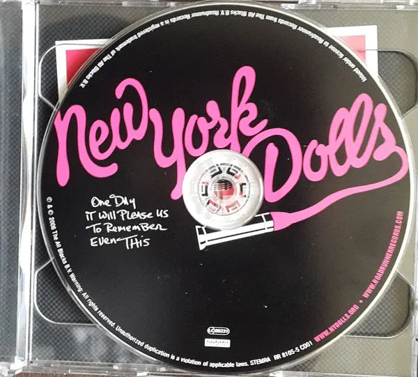 New York Dolls One Day It Will Please CD+DVD glam
