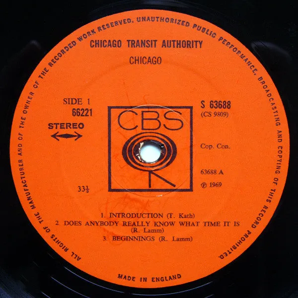 Chicago Transit Authority doppio vinile 2xLP gatefold VG
