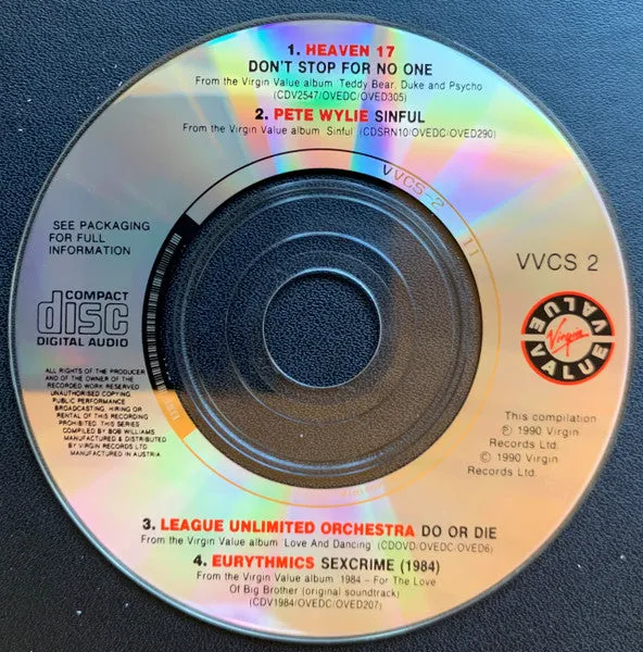 Various Virgin Value 2 CD mini compilation limitata
