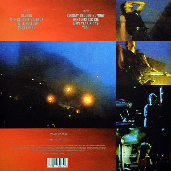 U2 Live Under a Blood Red Sky LP 180g nuovo