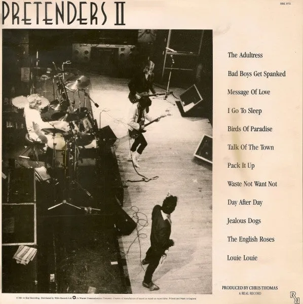 Pretenders Pretenders II LP vinile 1981 usato Wessex