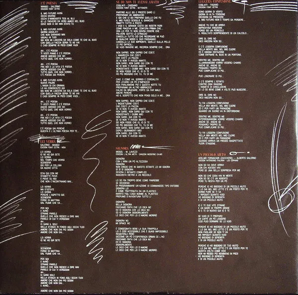 Loretta Goggi C'È Poesia LP 1986 italiano VG+