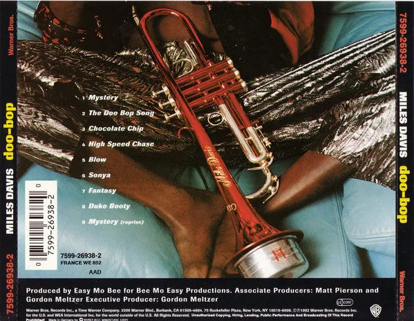 Miles Davis Doo-Bop CD album jazz hip hop