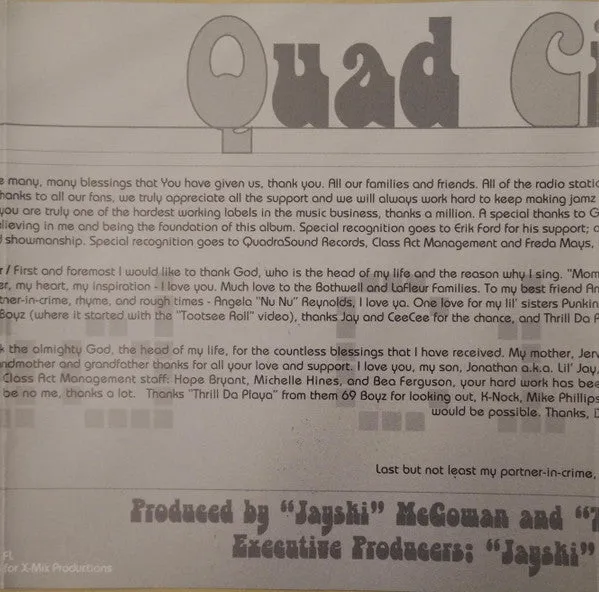 Quad City DJ’s Get On Up And Dance CD Album House