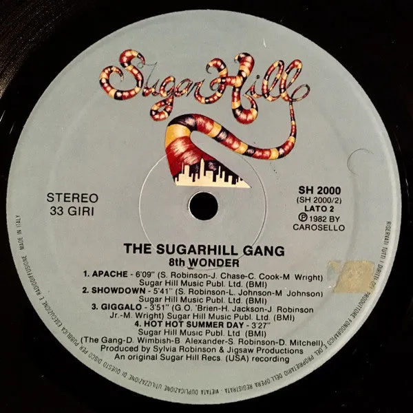 Sugarhill Gang 8th Wonder LP Vinile Usato VG 1982
