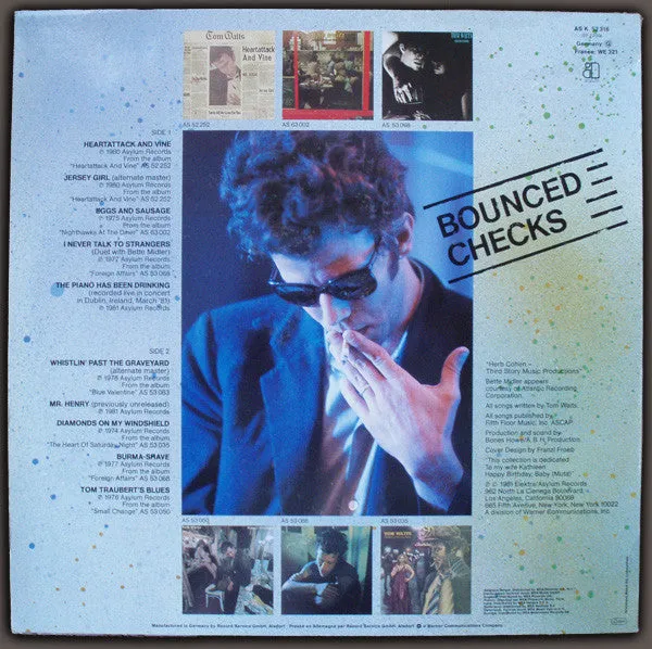 Tom Waits Bounced Checks vinile LP compilation