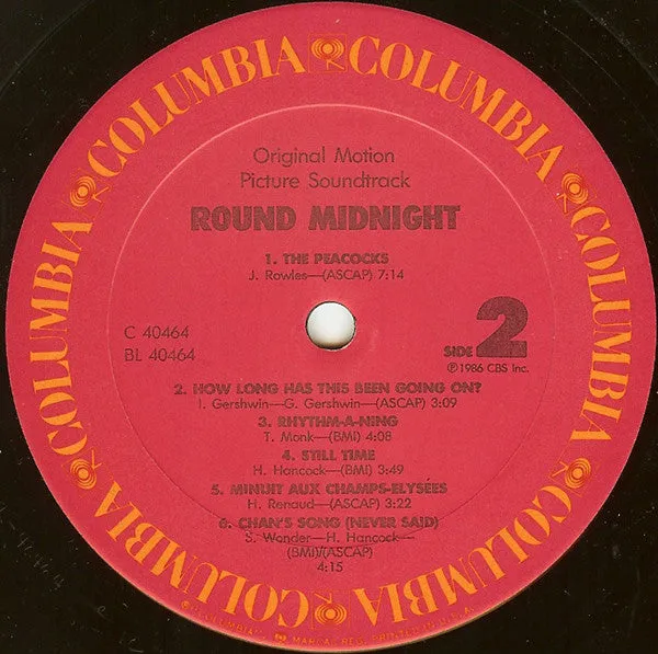 Herbie Hancock Round Midnight LP Vinile Colonna Sonora USA