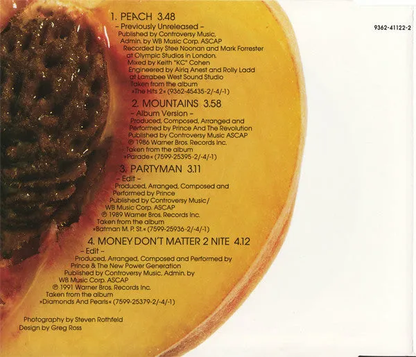 Prince Peach CD singolo CD1 funk 4 brani