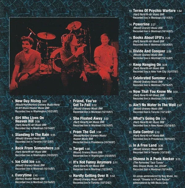 Hüsker Dü The Living End CD album live 1994