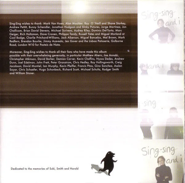 Sing-Sing Sing-Sing And I CD album pop rock