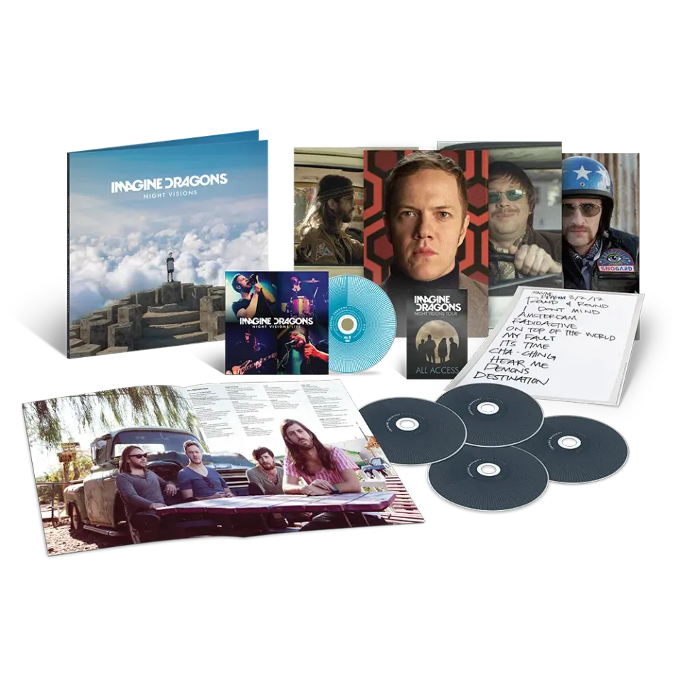 Polydor Records Night Visions Super Deluxe 4CD+DVD box