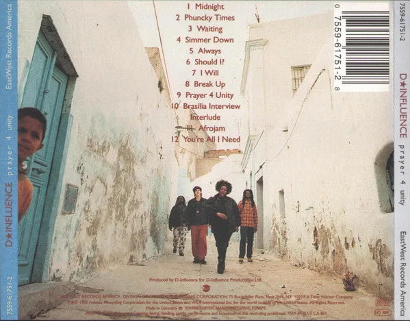 D Influence Prayer 4 Unity CD album soul 1995 VG+