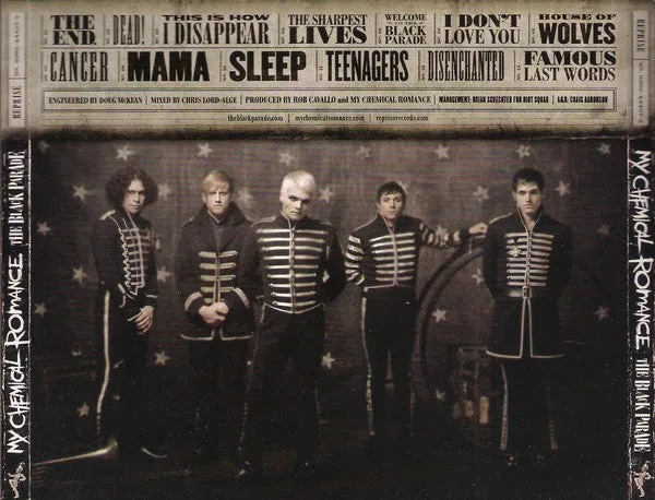 My Chemical Romance The Black Parade CD album white emo
