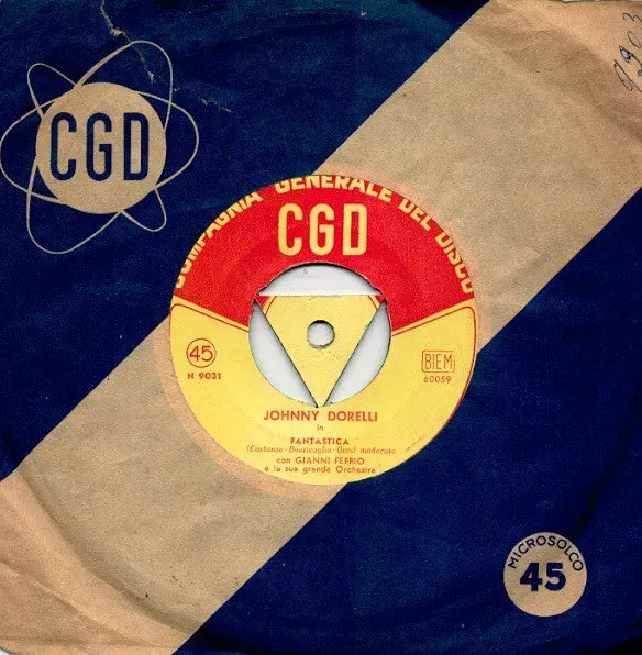 Johnny Dorelli Fantastica 7" 45 giri CGD 1958