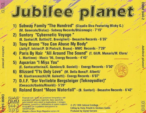 Various Welcome To The Jubilee Planet CD compilation house