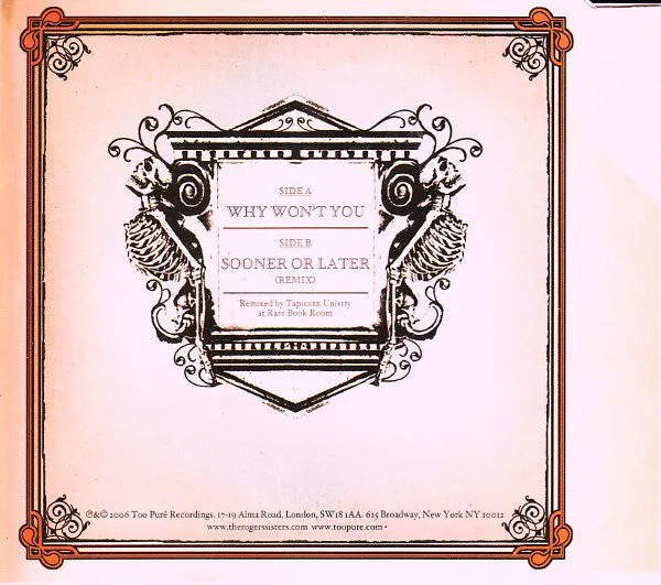The Rogers Sisters Why Won't You CD Singolo UK