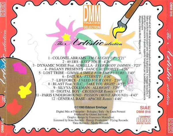 Various The Artistic Selection CD compilation dance 1993 VG+